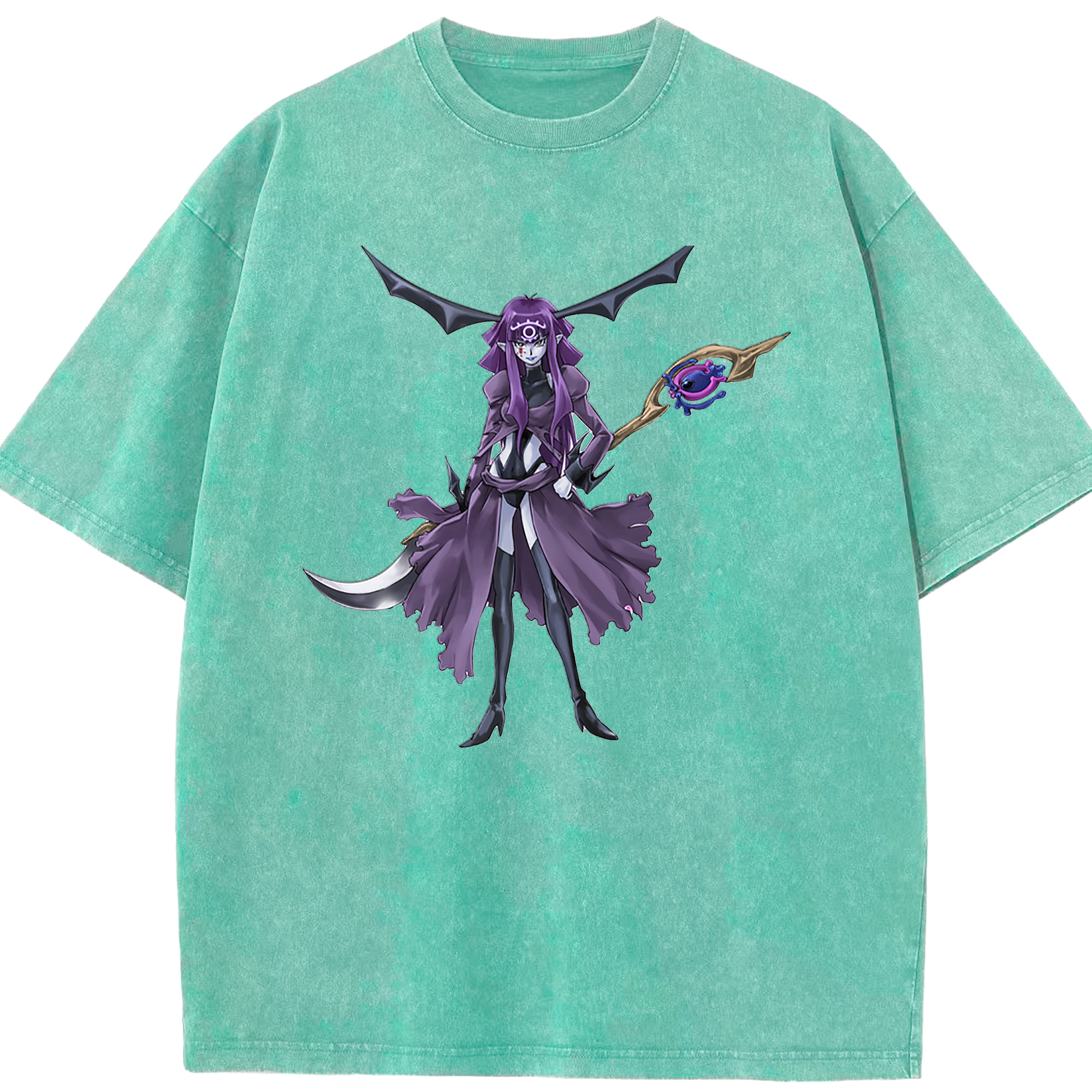 （画像用） 遊☆戯☆王 Yu-Gi-Oh! 綿100% ヴィンテージ風 半袖Tシャツ（フロントプリント）